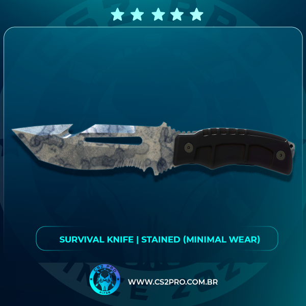 #0306 ★ Survival Knife | Stained